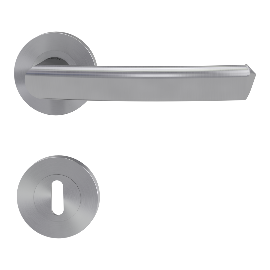 Griffwerk CRYSTAL Schraubtechnik Rosette rund