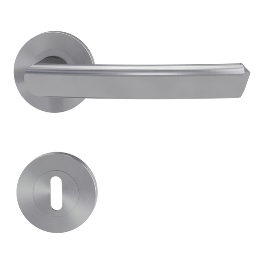 Griffwerk CRYSTAL Schraubtechnik Rosette rund