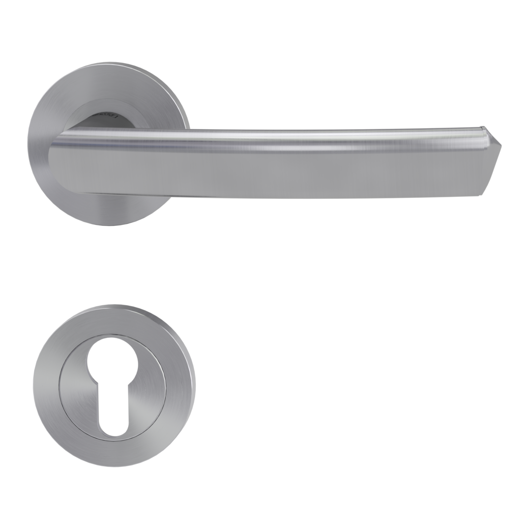 Griffwerk CRYSTAL Schraubtechnik Rosette rund