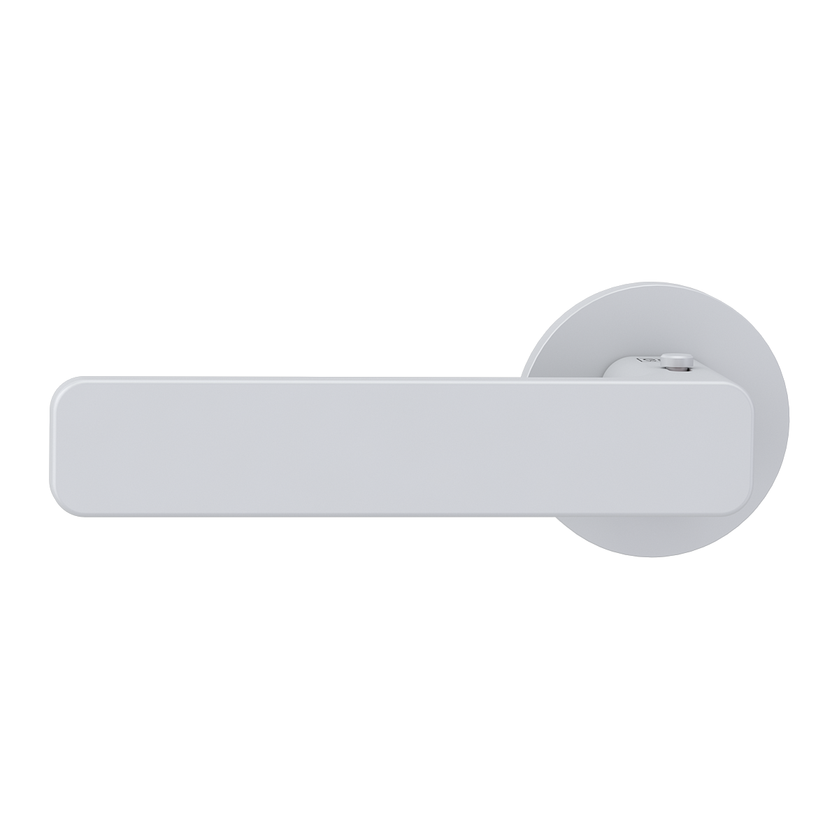Griffwerk VAYA 265 MINIMAL MODERN Fast2Fix Rosetten rund Seidenweiß smart2lock links