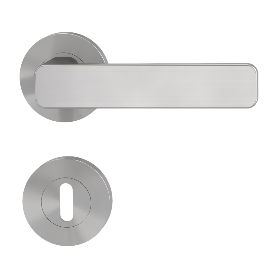 Griffwerk SIEGER DESIGN MINIMAL MODERN Schraubtechnik Rosette rund
