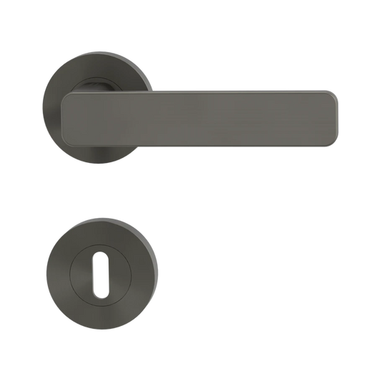 Griffwerk SIEGER DESIGN MINIMAL MODERN Schraubtechnik Rosette rund