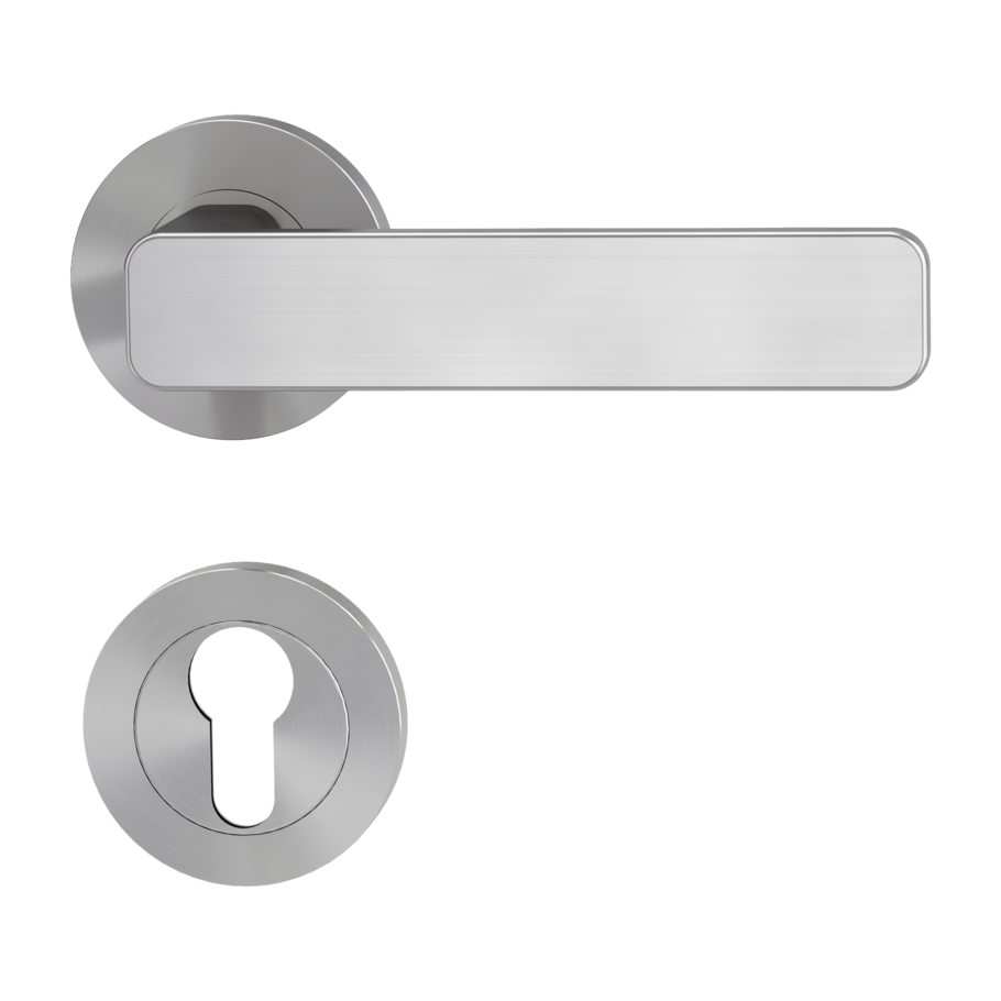 Griffwerk SIEGER DESIGN MINIMAL MODERN Schraubtechnik Rosette rund