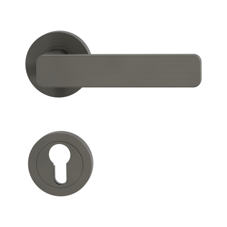 Griffwerk SIEGER DESIGN MINIMAL MODERN Schraubtechnik Rosette rund