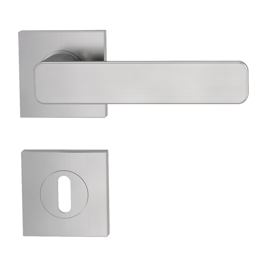 Griffwerk SIEGER DESIGN MINIMAL MODERN Schraubtechnik Rosette eckig