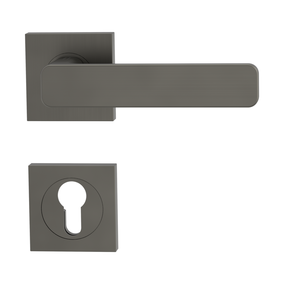 Griffwerk SIEGER DESIGN MINIMAL MODERN Schraubtechnik Rosette eckig