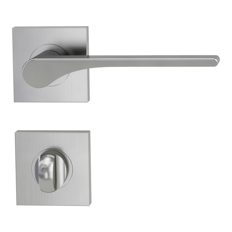 Griffwerk SIEGER DESIGN LEAF LIGHT Schraubtechnik Rosette eckig
