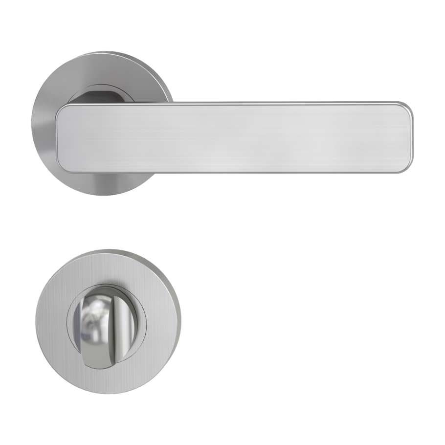 Griffwerk SIEGER DESIGN MINIMAL MODERN Schraubtechnik Rosette rund