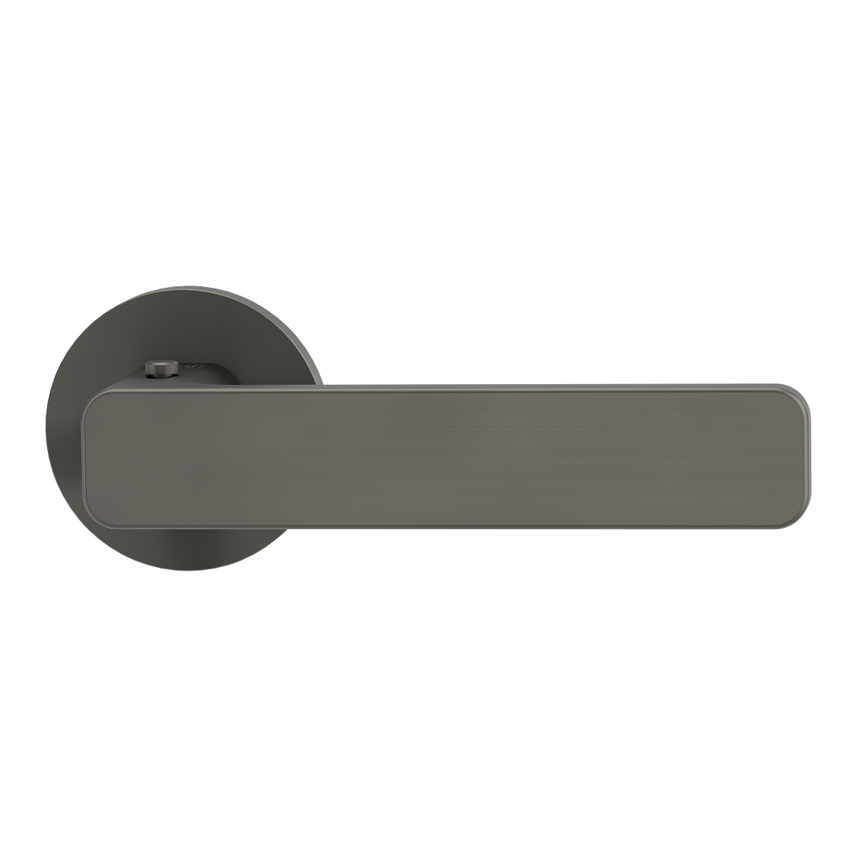 Griffwerk VAYA 265 MINIMAL MODERN Fast2Fix Rosetten rund Kaschmirgrau smart2lock rechts