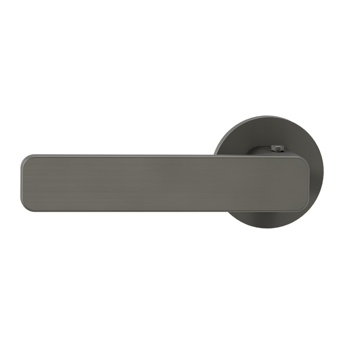 Griffwerk VAYA 265 MINIMAL MODERN Fast2Fix Rosetten rund Kaschmirgrau smart2lock links