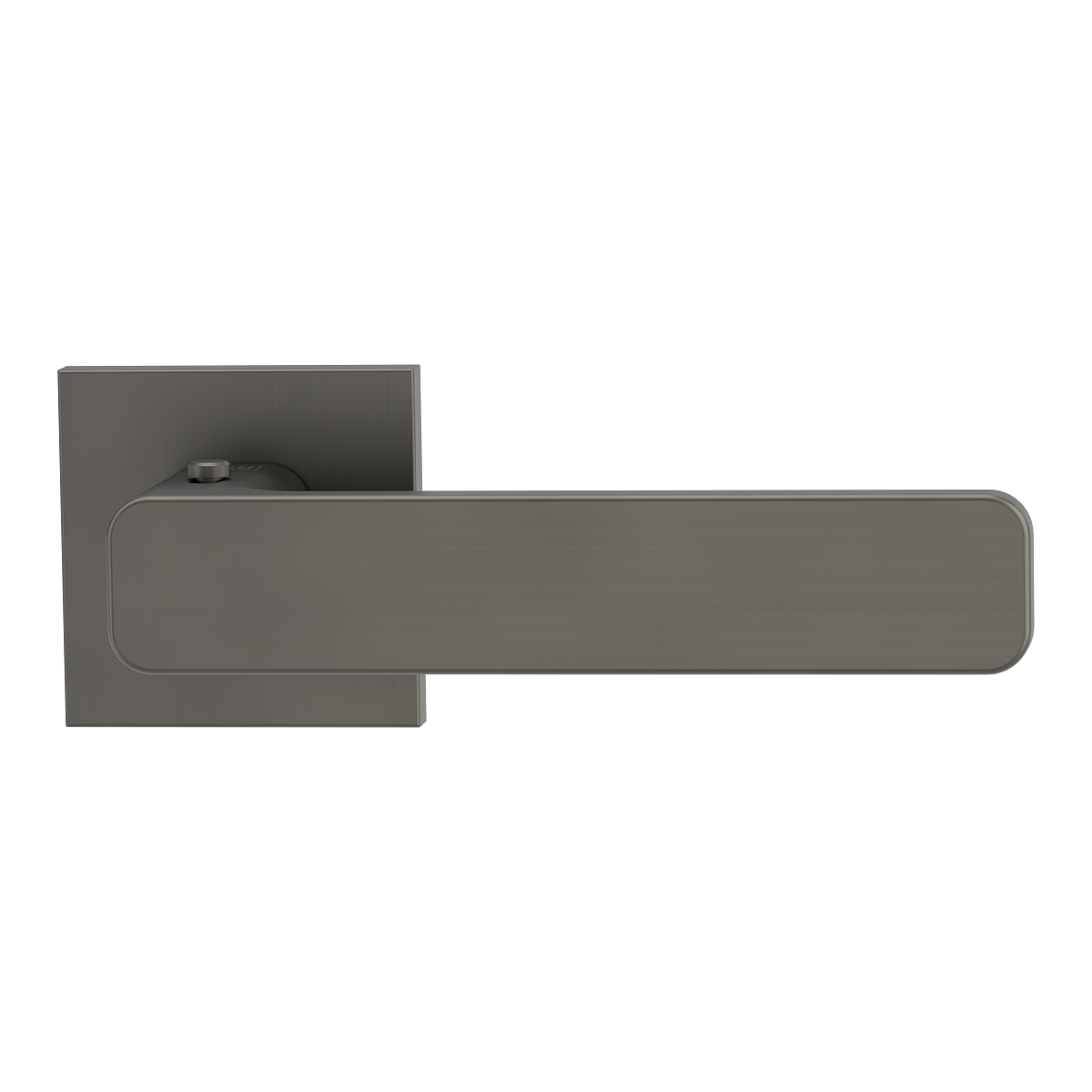 Griffwerk VAYA 265 MINIMAL MODERN Fast2Fix Rosetten eckig Kaschmirgrau smart2lock rechts
