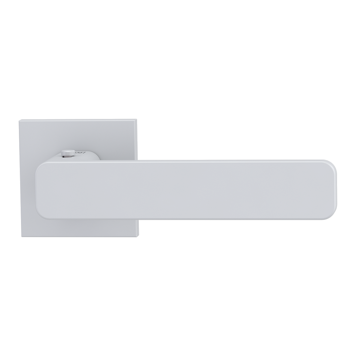 Griffwerk VAYA 265 MINIMAL MODERN Fast2Fix Rosetten eckig Seidenweiß smart2lock rechts