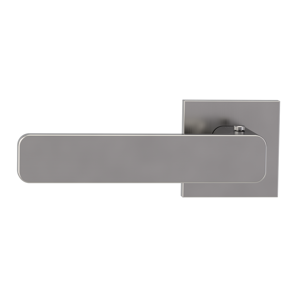 Griffwerk VAYA 265 MINIMAL MODERN Fast2Fix Rosetten eckig Samtgrau smart2lock links
