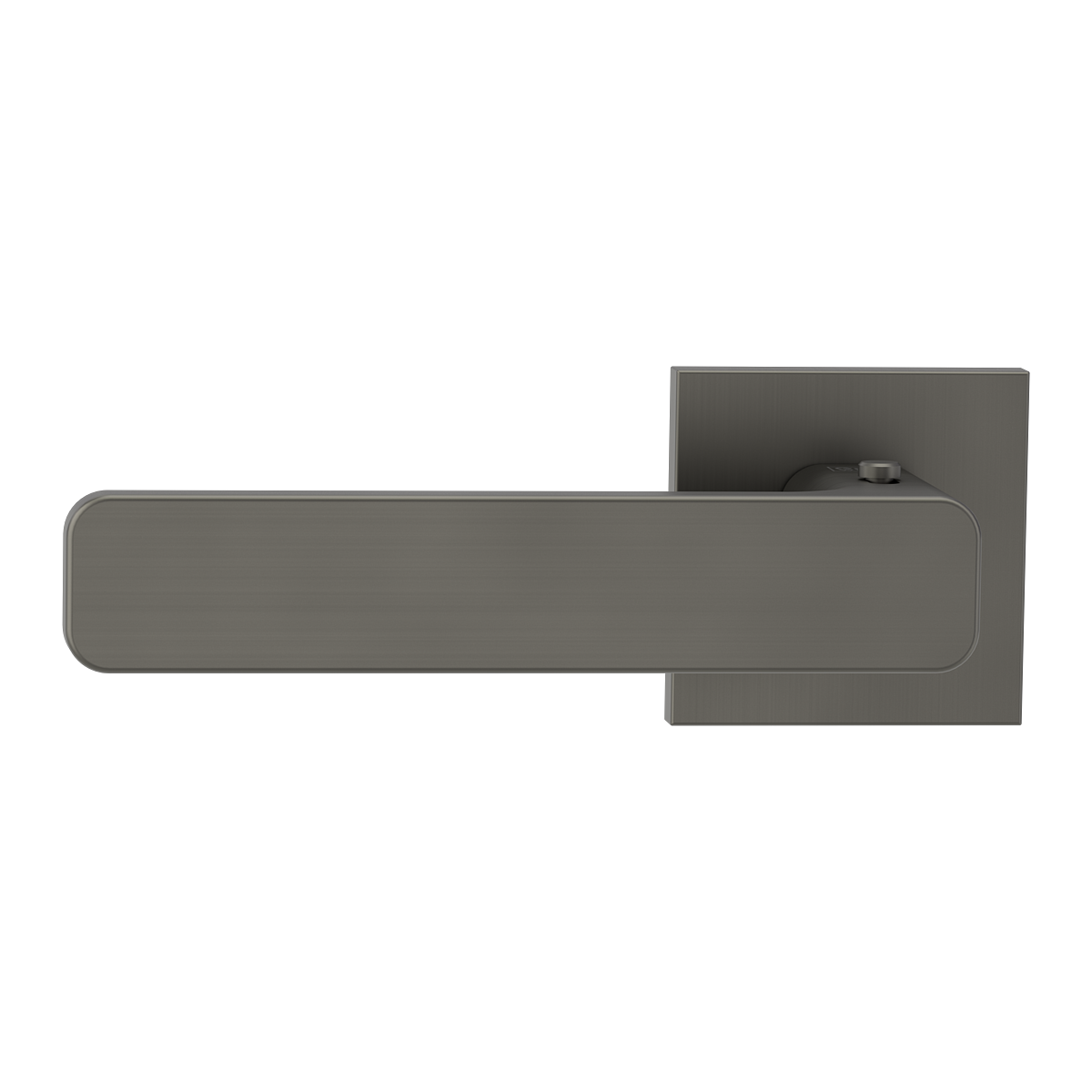 Griffwerk VAYA 265 MINIMAL MODERN Fast2Fix Rosetten eckig Kaschmirgrau smart2lock links
