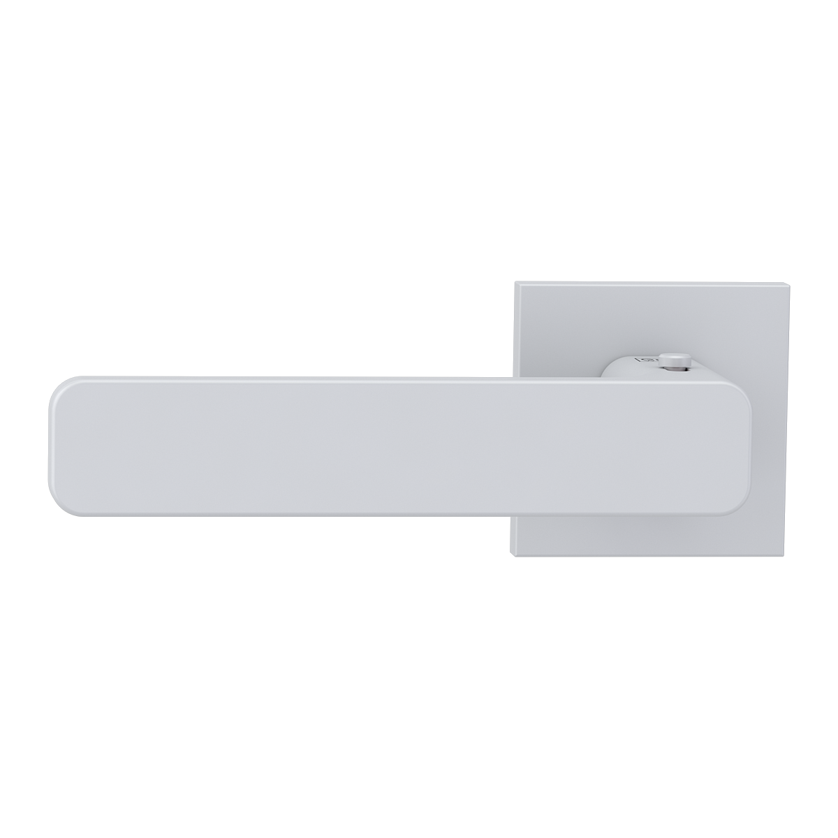 Griffwerk VAYA 265 MINIMAL MODERN Fast2Fix Rosetten eckig Seidenweiß smart2lock links